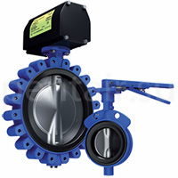 Поворотные дисковые заслонки с эластичным седлом GRW/GRL